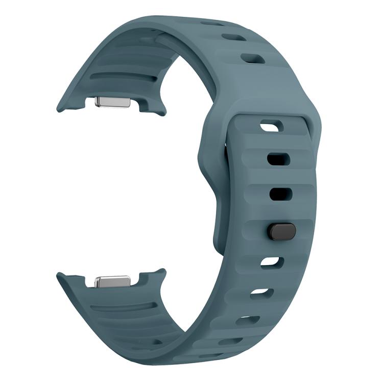 For Samsung Galaxy Watch8 / Watch8 Classic Wave Reverse Buckle Silicone Watch Band