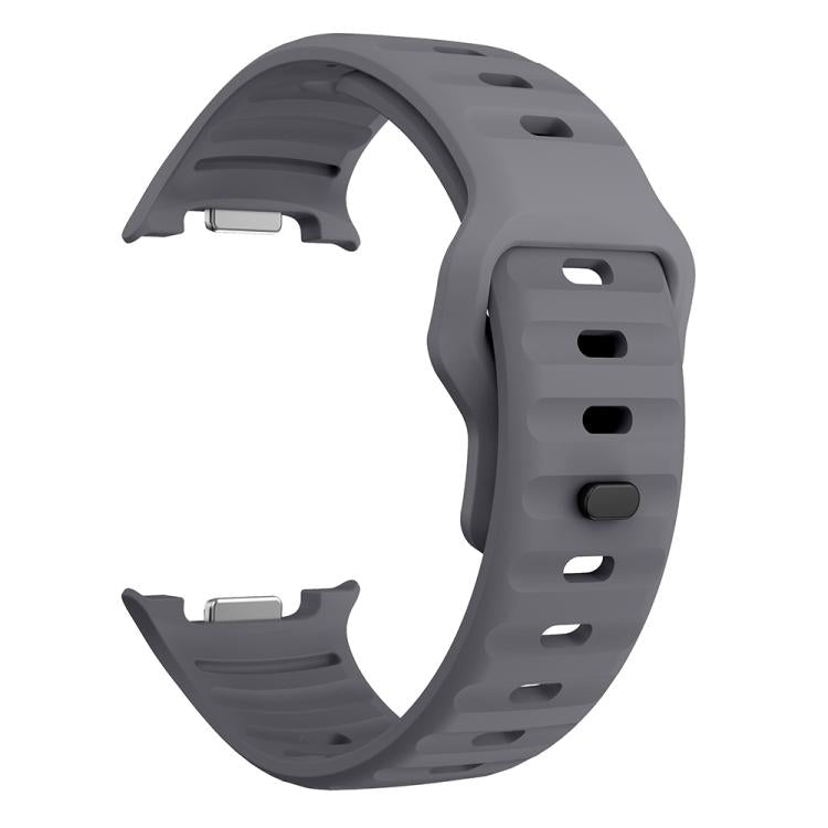 For Samsung Galaxy Watch8 / Watch8 Classic Wave Reverse Buckle Silicone Watch Band