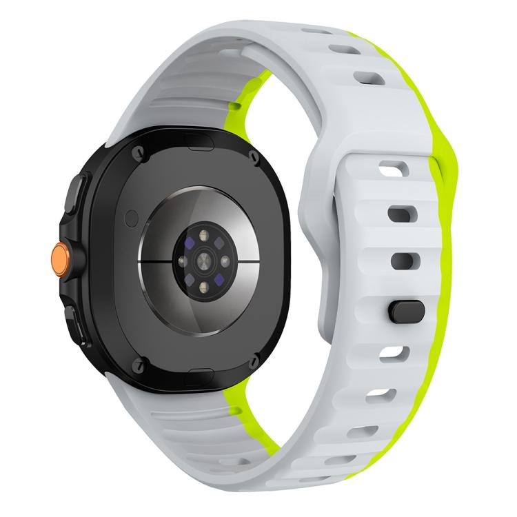 For Samsung Galaxy Watch8 / Watch8 Classic Wave Reverse Buckle Silicone Watch Band