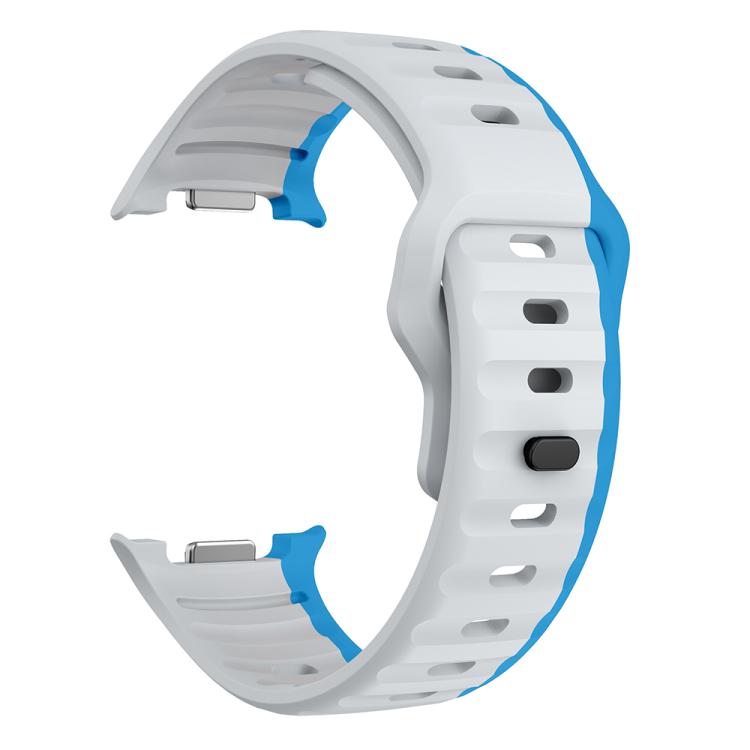 For Samsung Galaxy Watch8 / Watch8 Classic Wave Reverse Buckle Silicone Watch Band