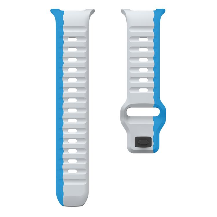 For Samsung Galaxy Watch8 / Watch8 Classic Wave Reverse Buckle Silicone Watch Band