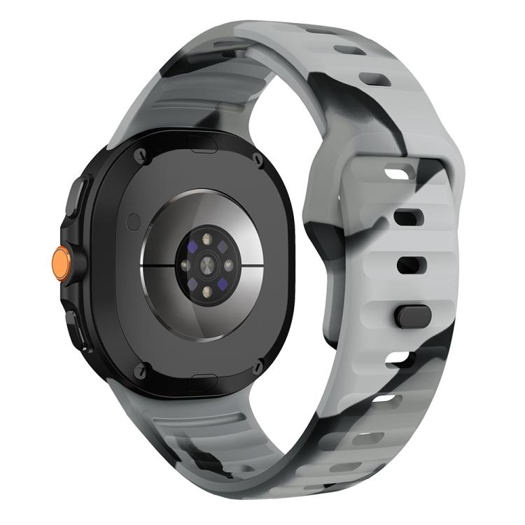 For Samsung Galaxy Watch8 / Watch8 Classic Wave Reverse Buckle Silicone Watch Band