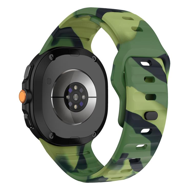 For Samsung Galaxy Watch8 / Watch8 Classic Wave Reverse Buckle Silicone Watch Band
