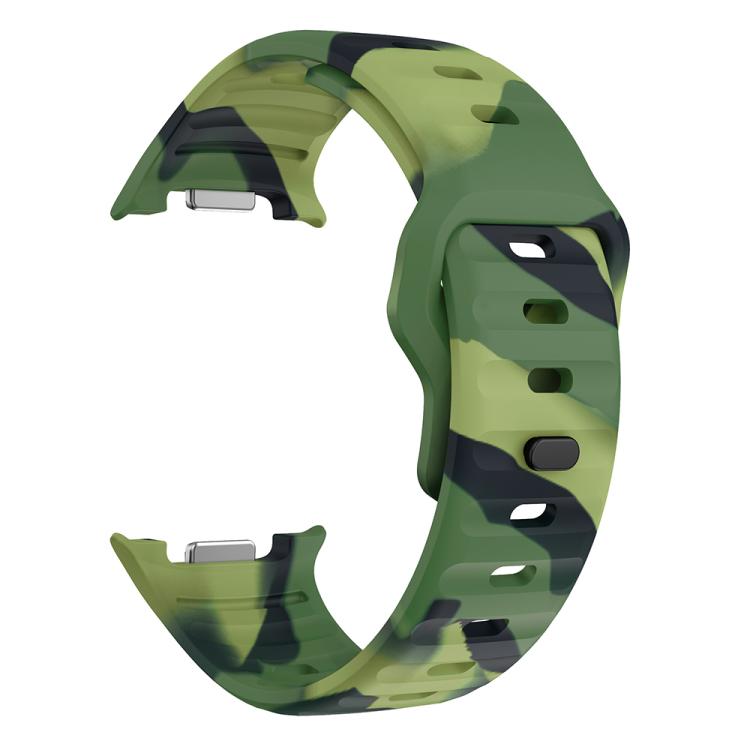 For Samsung Galaxy Watch8 / Watch8 Classic Wave Reverse Buckle Silicone Watch Band