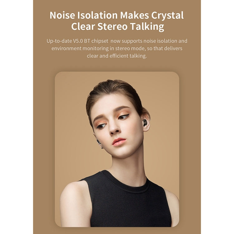 QCY T2C TWS Bluetooth 5.0 Dual Microphone Wireless Sports Earphone with Charging Box