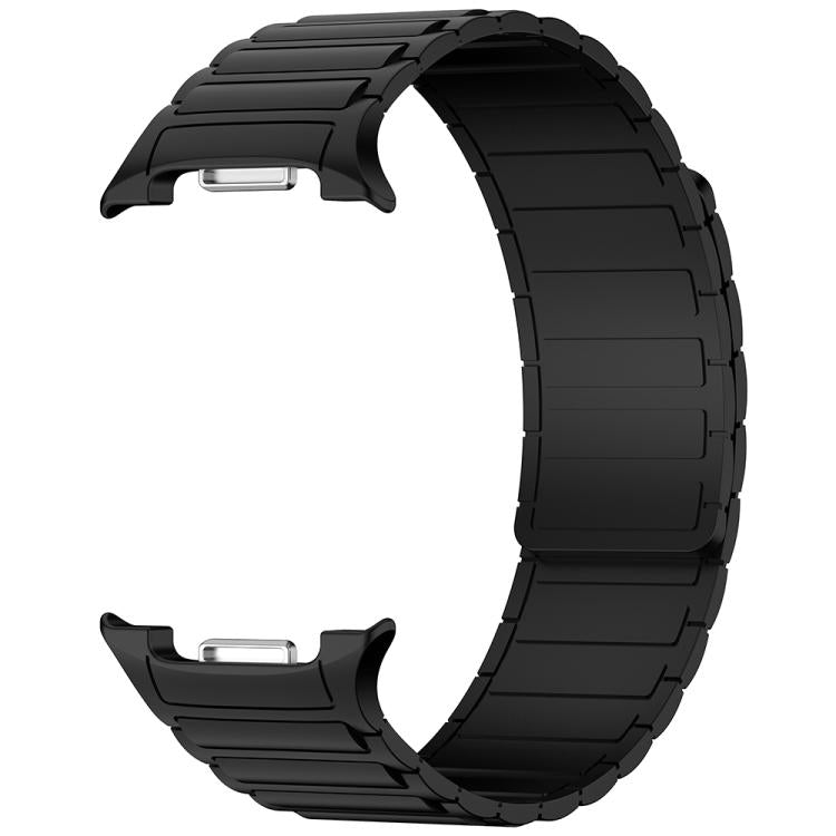 For Samsung Galaxy Watch8 / Watch8 Classic Tri-beads Magnetic Silicone Watch Band
