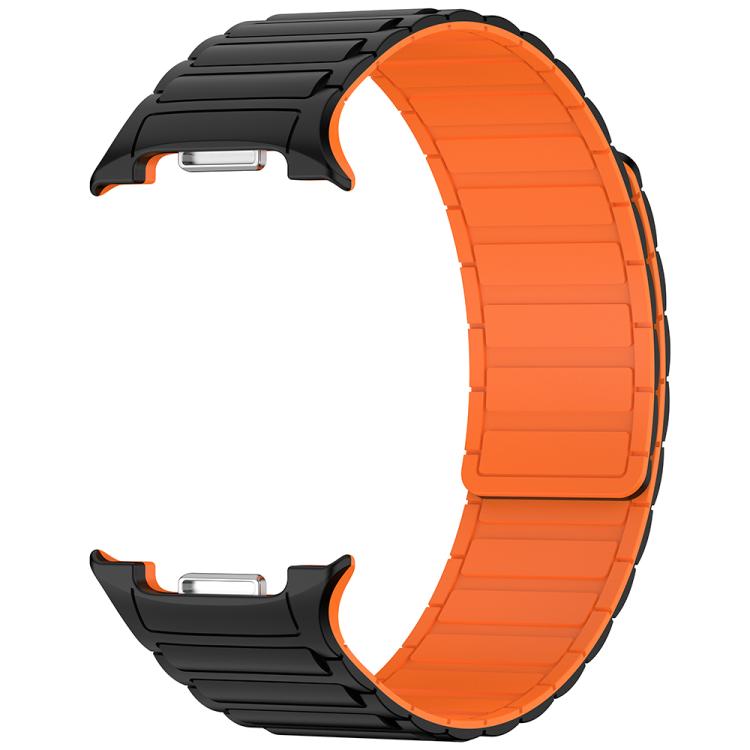 For Samsung Galaxy Watch8 / Watch8 Classic Tri-beads Magnetic Silicone Watch Band
