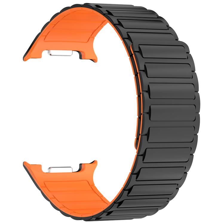 For Samsung Galaxy Watch8 / Watch8 Classic Tri-beads Magnetic Silicone Watch Band