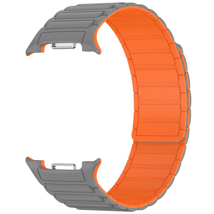 For Samsung Galaxy Watch8 / Watch8 Classic Tri-beads Magnetic Silicone Watch Band