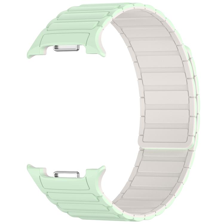 For Samsung Galaxy Watch8 / Watch8 Classic Tri-beads Magnetic Silicone Watch Band
