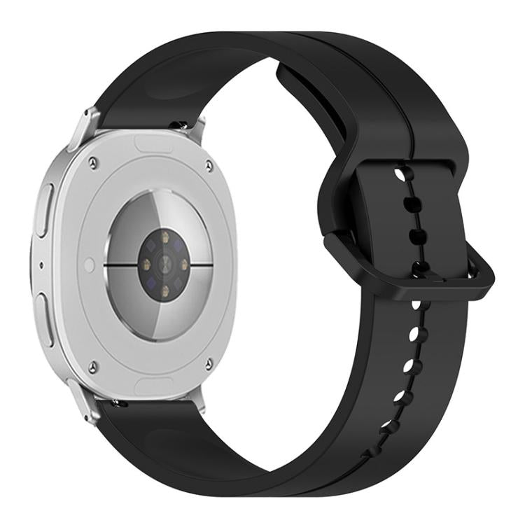 For Samsung Galaxy Watch8 / Watch8 Classic Colorful Buckle Grooved Silicone Watch Band
