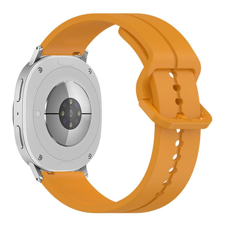 For Samsung Galaxy Watch8 / Watch8 Classic Colorful Buckle Grooved Silicone Watch Band