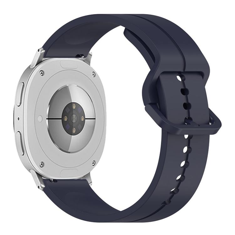 For Samsung Galaxy Watch8 / Watch8 Classic Colorful Buckle Grooved Silicone Watch Band
