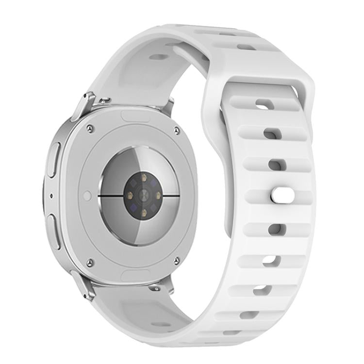 For Samsung Galaxy Watch8 / Watch8 Classic Wave Texture Stud Buckle Silicone Watch Band