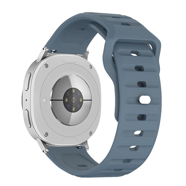For Samsung Galaxy Watch8 / Watch8 Classic Wave Texture Stud Buckle Silicone Watch Band