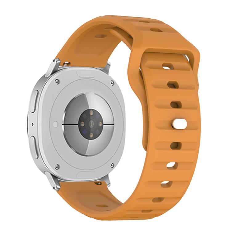 For Samsung Galaxy Watch8 / Watch8 Classic Wave Texture Stud Buckle Silicone Watch Band