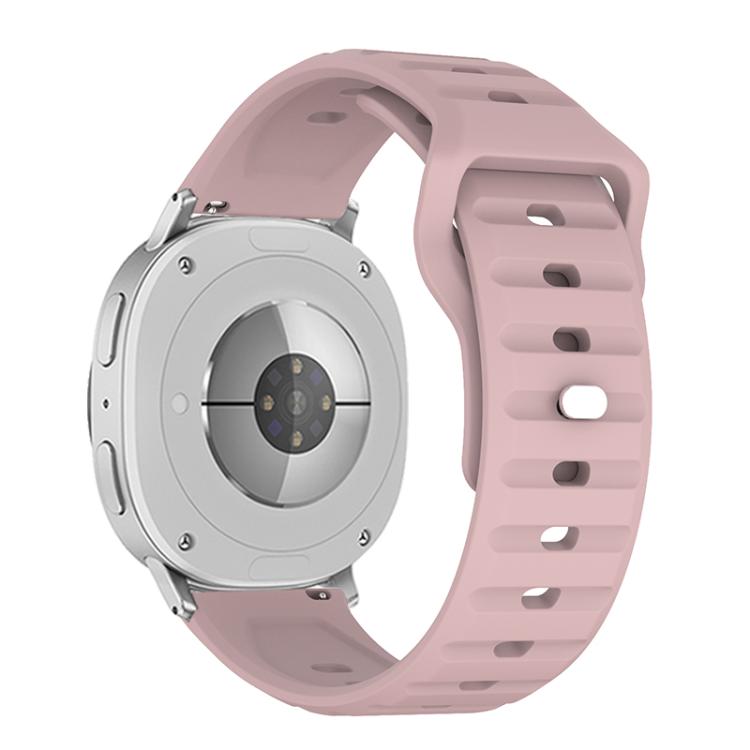 For Samsung Galaxy Watch8 / Watch8 Classic Wave Texture Stud Buckle Silicone Watch Band