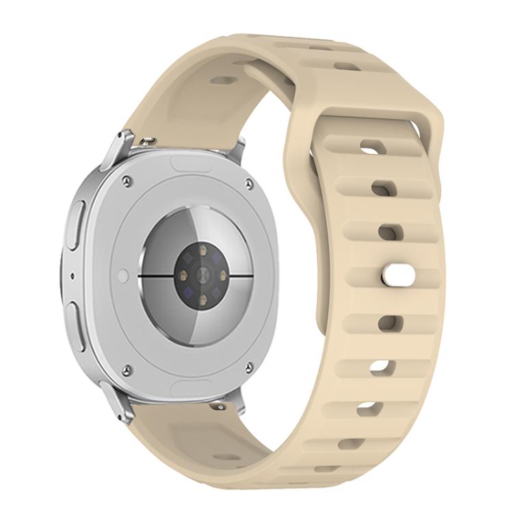 For Samsung Galaxy Watch8 / Watch8 Classic Wave Texture Stud Buckle Silicone Watch Band