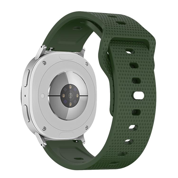 For Samsung Galaxy Watch8 / Watch8 Classic Round Dots Stud Buckle Silicone Watch Band