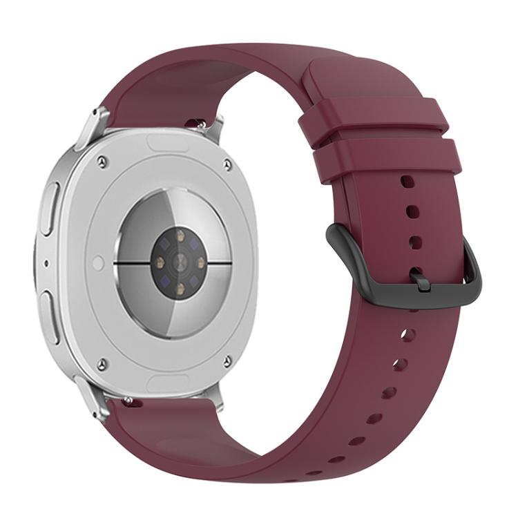 For Samsung Galaxy Watch8 / Watch8 Classic Round Tail Silicone Watch Band