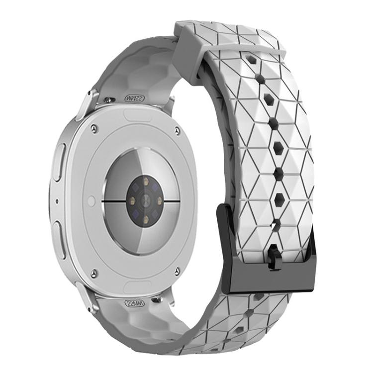 For Samsung Galaxy Watch8 / Watch8 Classic Football Texture Solid Color Silicone Watch Band