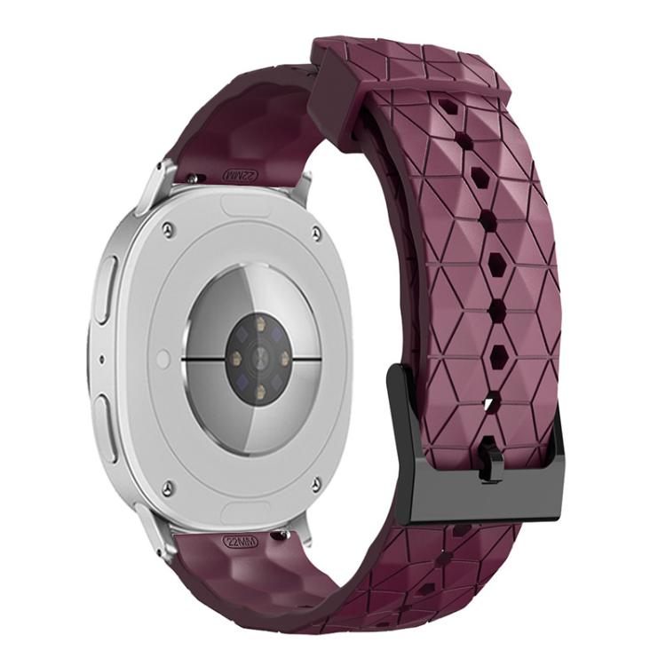 For Samsung Galaxy Watch8 / Watch8 Classic Football Texture Solid Color Silicone Watch Band