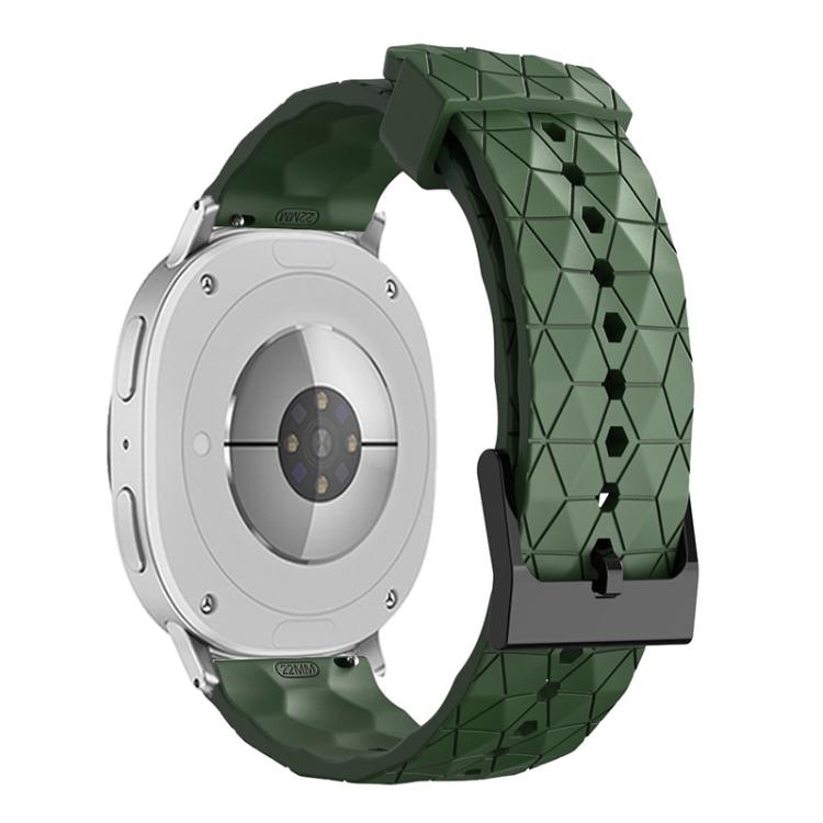 For Samsung Galaxy Watch8 / Watch8 Classic Football Texture Solid Color Silicone Watch Band
