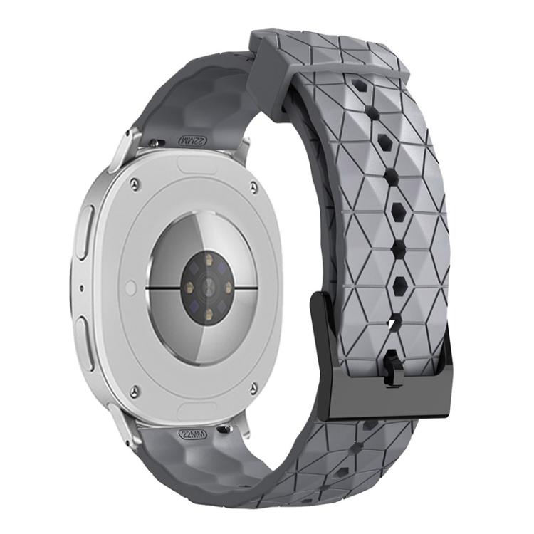 For Samsung Galaxy Watch8 / Watch8 Classic Football Texture Solid Color Silicone Watch Band
