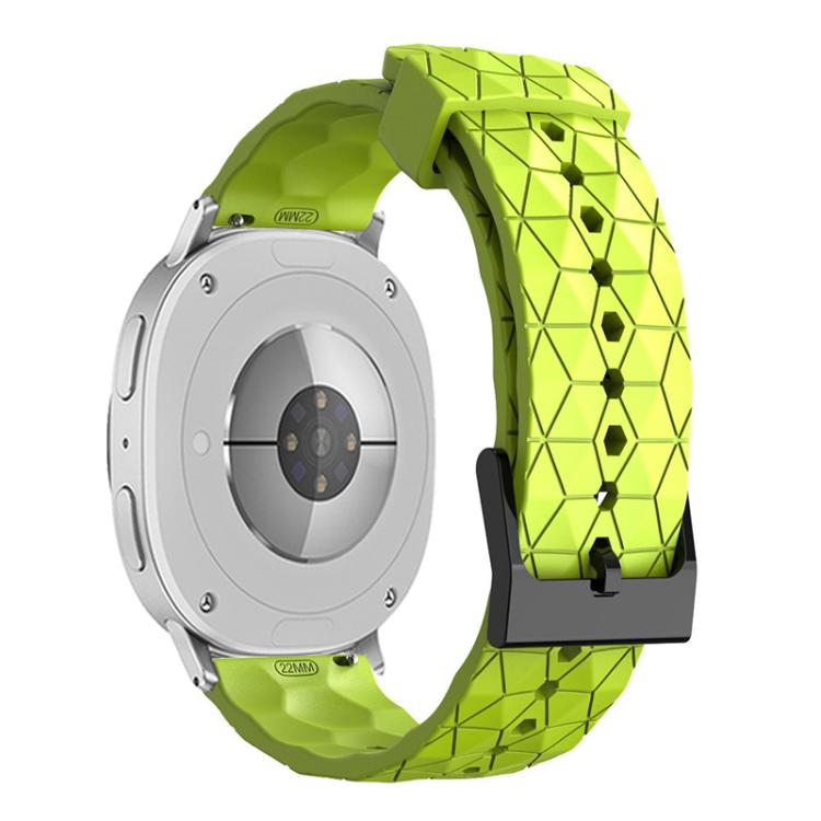 For Samsung Galaxy Watch8 / Watch8 Classic Football Texture Solid Color Silicone Watch Band