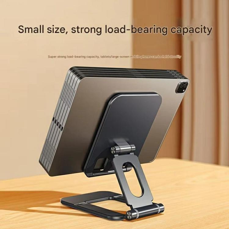 T2 Foldable Adjust Height Aluminum Alloy Desktop Phone Tablet Holder