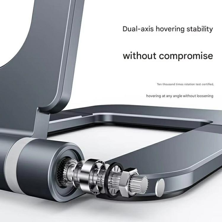 T2 Foldable Adjust Height Aluminum Alloy Desktop Phone Tablet Holder