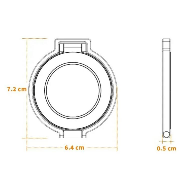 T15 Foldable Magnetic Aluminum Alloy Phone Ring Holder