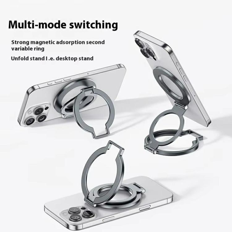 T15 Foldable Magnetic Aluminum Alloy Phone Ring Holder