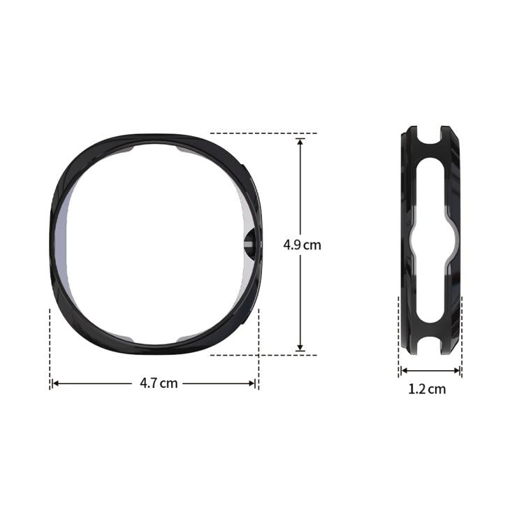 For Samsung Galaxy Watch8 Classic 46mm ENKAY Hat-Prince 2 in 1 Electroplated Soft TPU Cover with Full Coverage PMMA Soft Film