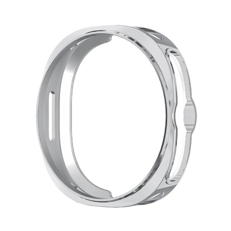 For Samsung Galaxy Watch8 Classic 46mm ENKAY Hat-Prince 2 in 1 Electroplated Soft TPU Cover with Full Coverage PMMA Soft Film