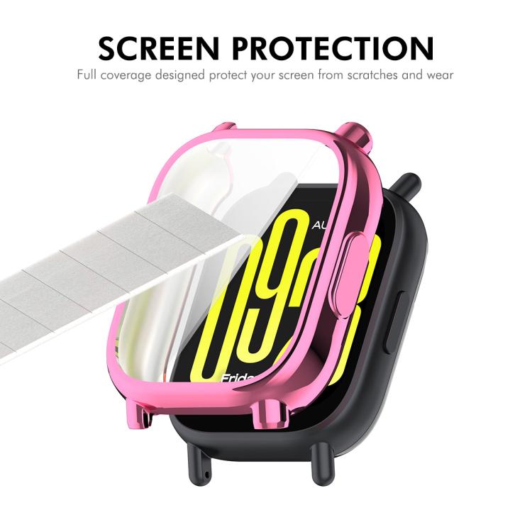 For Redmi Watch 5 Lite ENKAY Hat-Prince Electroplated Soft TPU Watch Cover with Screen Film