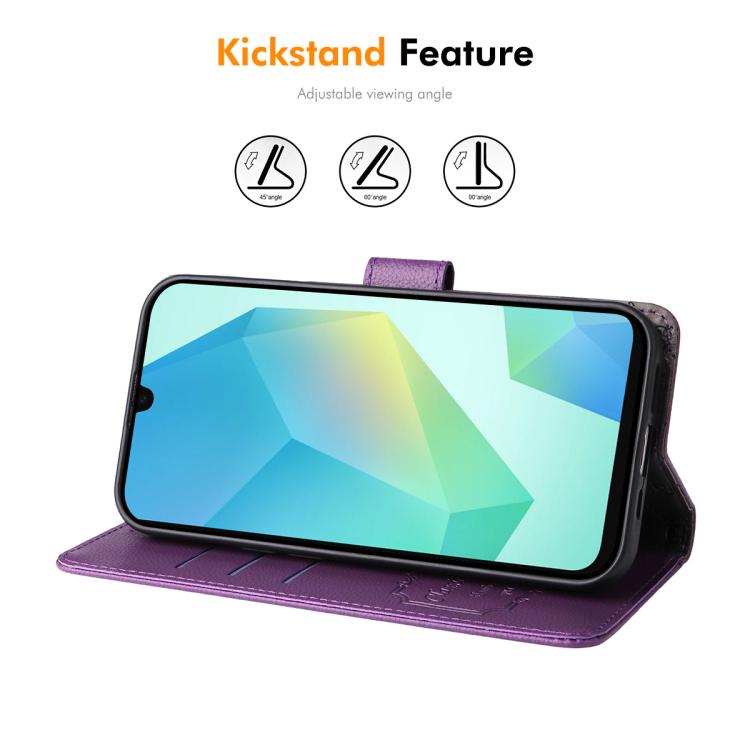 For Samsung Galaxy Xcover7 Pro ENKAY RFID Blocking Wallet Kickstand Litchi Texture Leather Phone Case