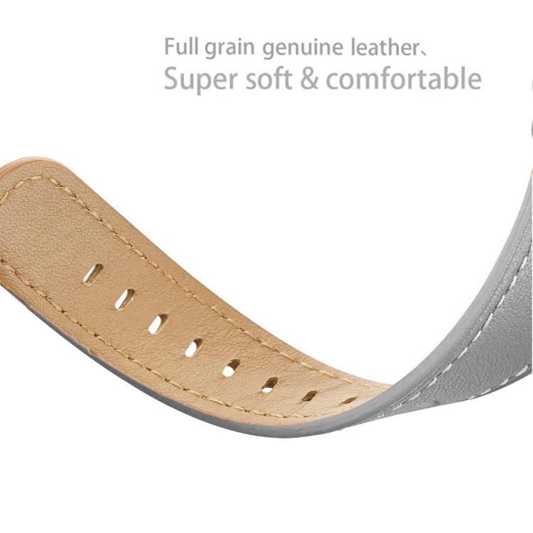 For Samsung Galaxy Watch8 / Watch8 Classic Round Tail Square Buckle Leather Watch Band