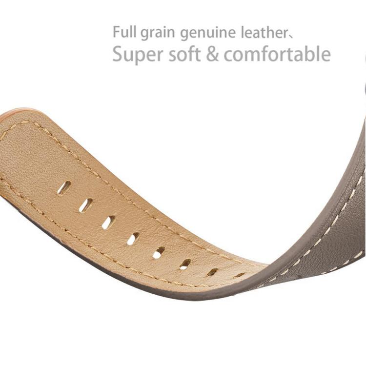 For Samsung Galaxy Watch8 / Watch8 Classic Round Tail Square Buckle Leather Watch Band