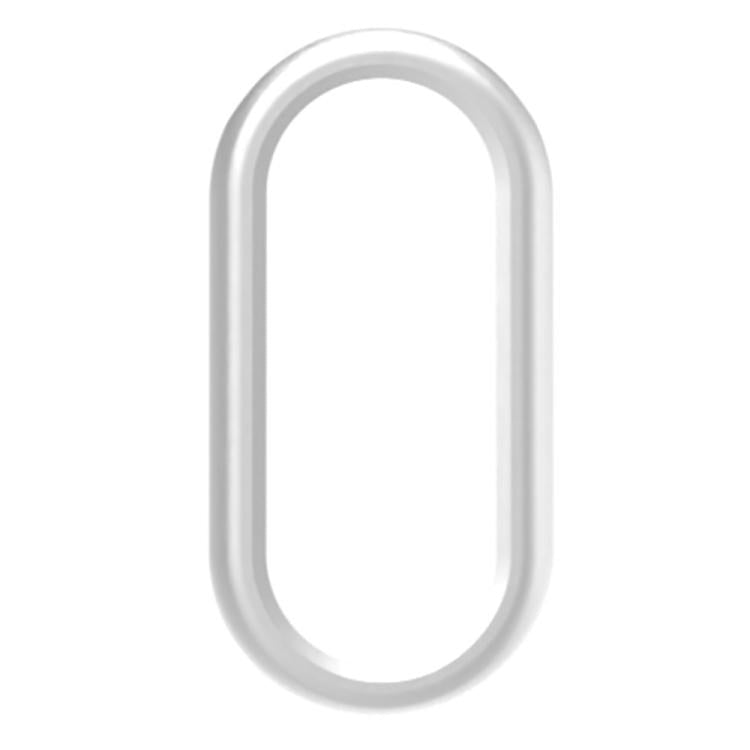 For Xiaomi Mi Band 8 / 8 NFC Half Coverage Hollow PC Watch Protective Cover - Silver