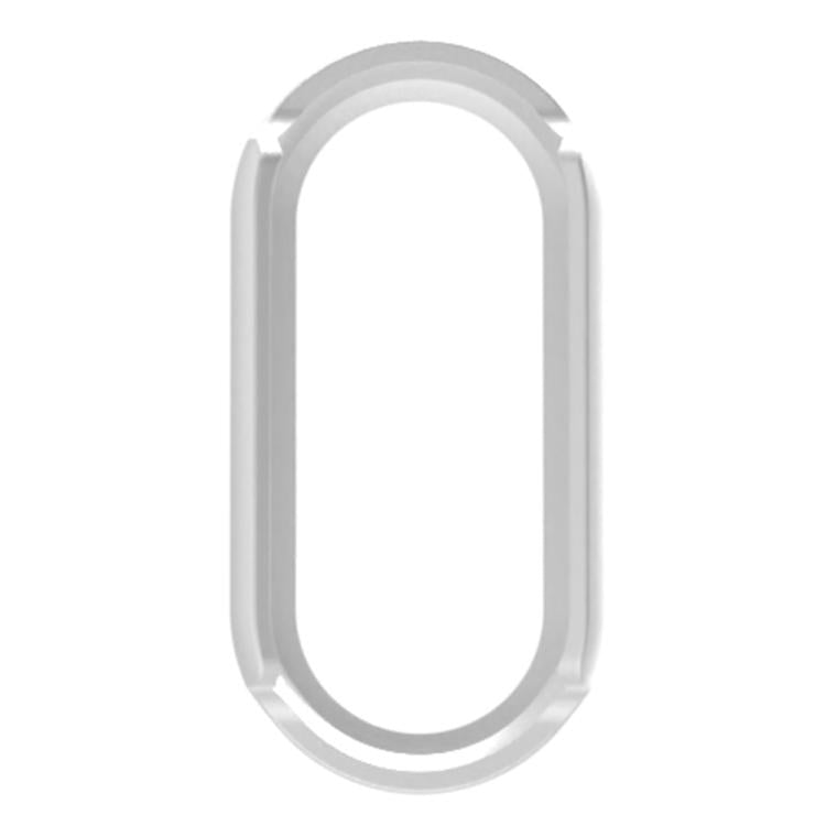 For Xiaomi Smart Band 9 / 9 NFC Half Coverage Hollow PC Watch Protective Cover - Silver