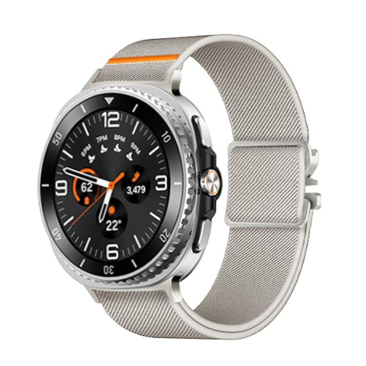For Samsung Galaxy Watch8 / Watch8 Classic Parachute Buckle Stretch Nylon Watch Band