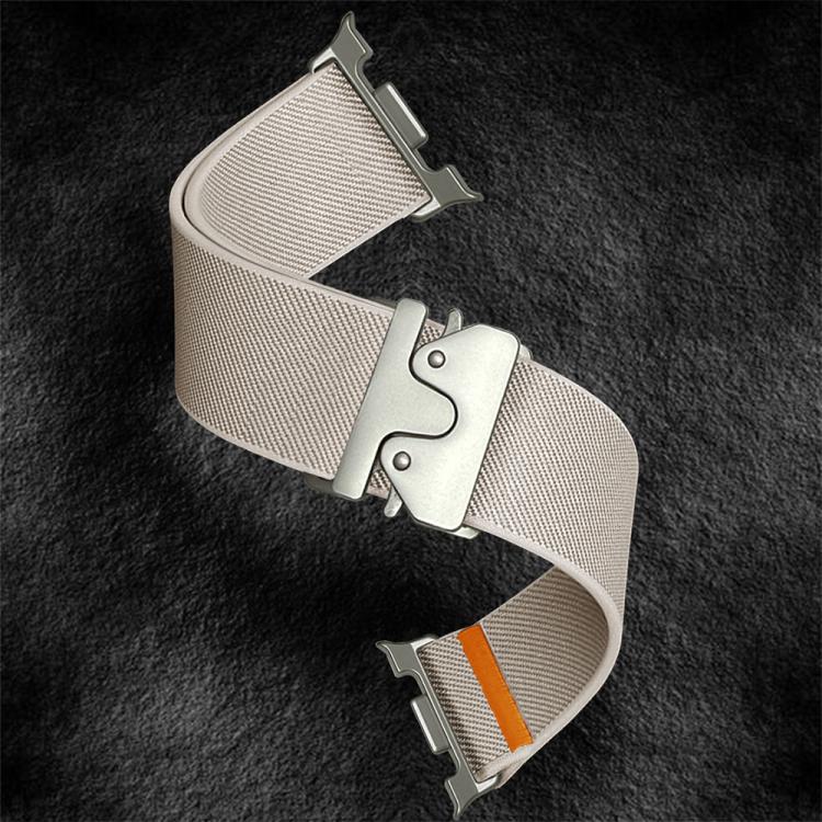 For Samsung Galaxy Watch8 / Watch8 Classic Parachute Buckle Stretch Nylon Watch Band