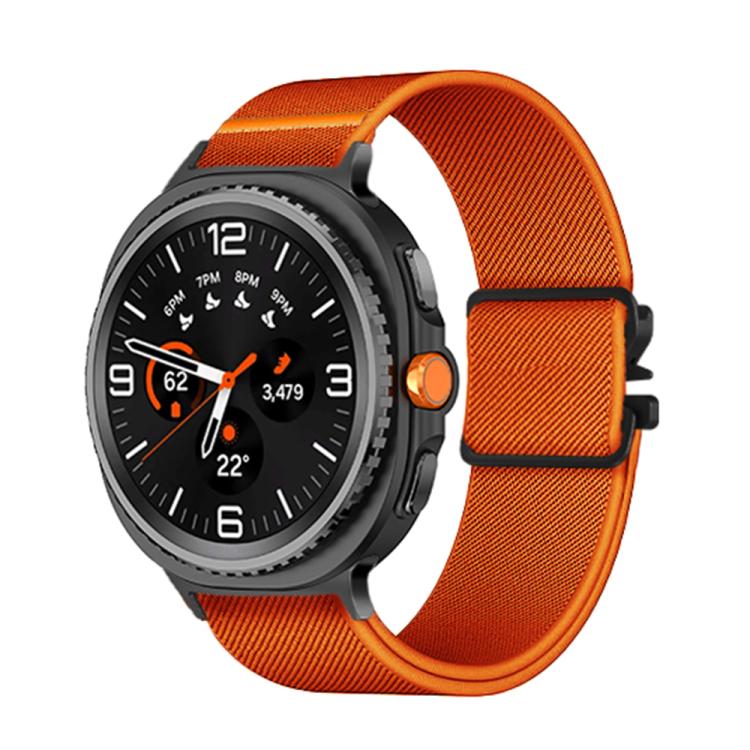 For Samsung Galaxy Watch8 / Watch8 Classic Parachute Buckle Stretch Nylon Watch Band