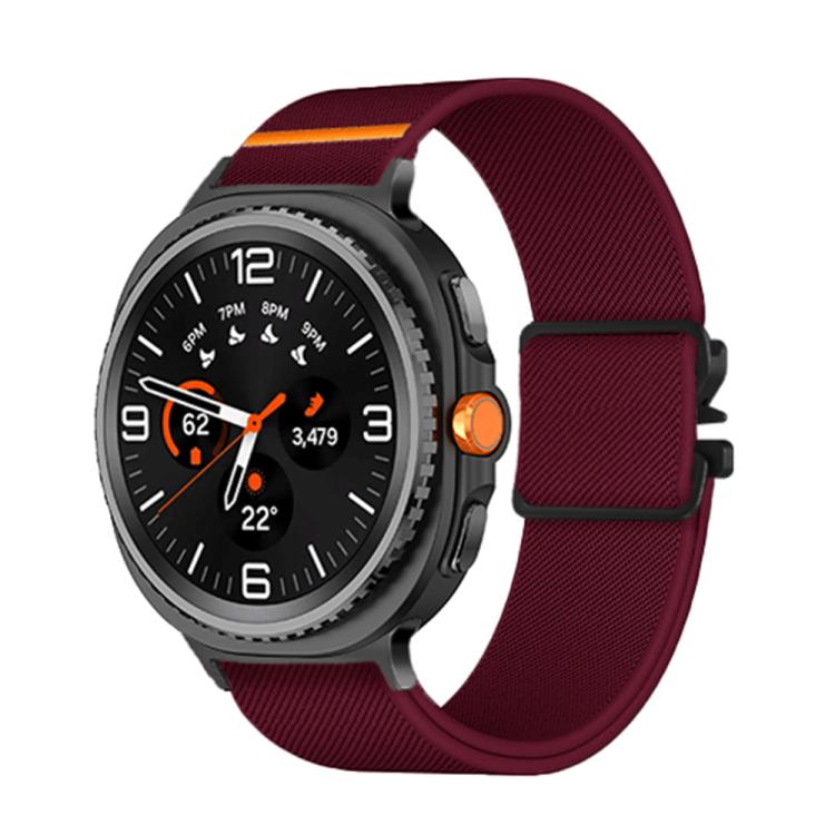 For Samsung Galaxy Watch8 / Watch8 Classic Parachute Buckle Stretch Nylon Watch Band