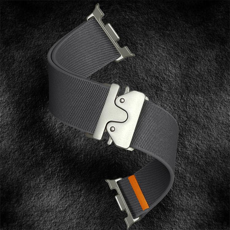 For Samsung Galaxy Watch8 / Watch8 Classic Parachute Buckle Stretch Nylon Watch Band