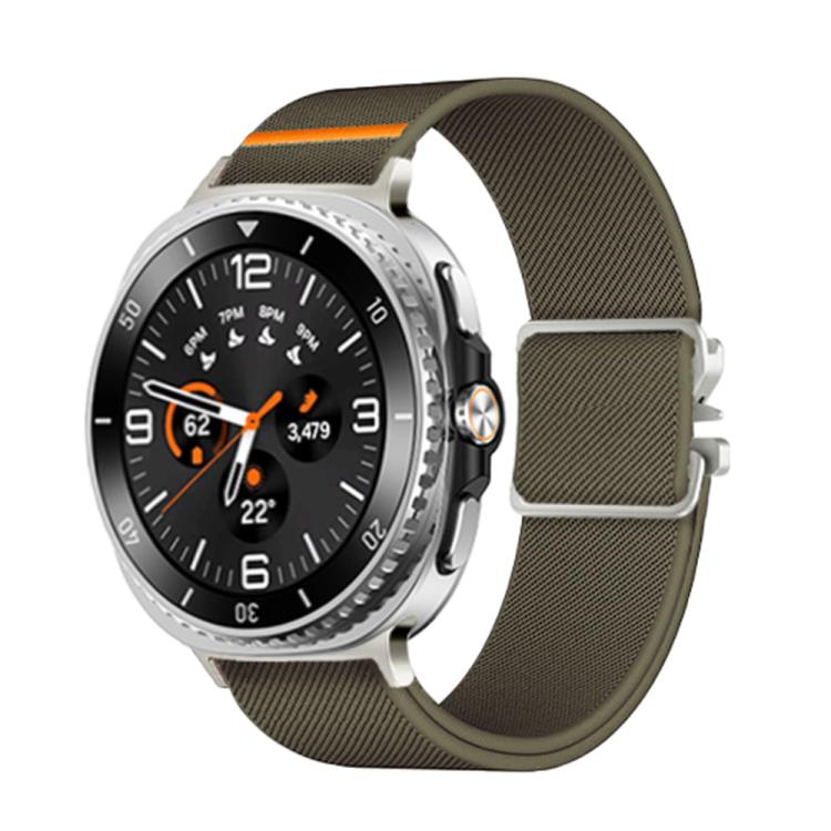 For Samsung Galaxy Watch8 / Watch8 Classic Parachute Buckle Stretch Nylon Watch Band
