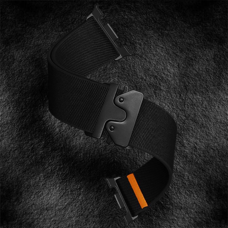 For Samsung Galaxy Watch8 / Watch8 Classic Parachute Buckle Stretch Nylon Watch Band