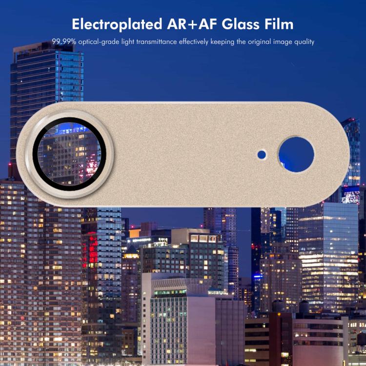 For iPhone Air ENKAY Anti-reflection Camera Lens Frosted Armor Aluminium Alloy Tempered Glass Film