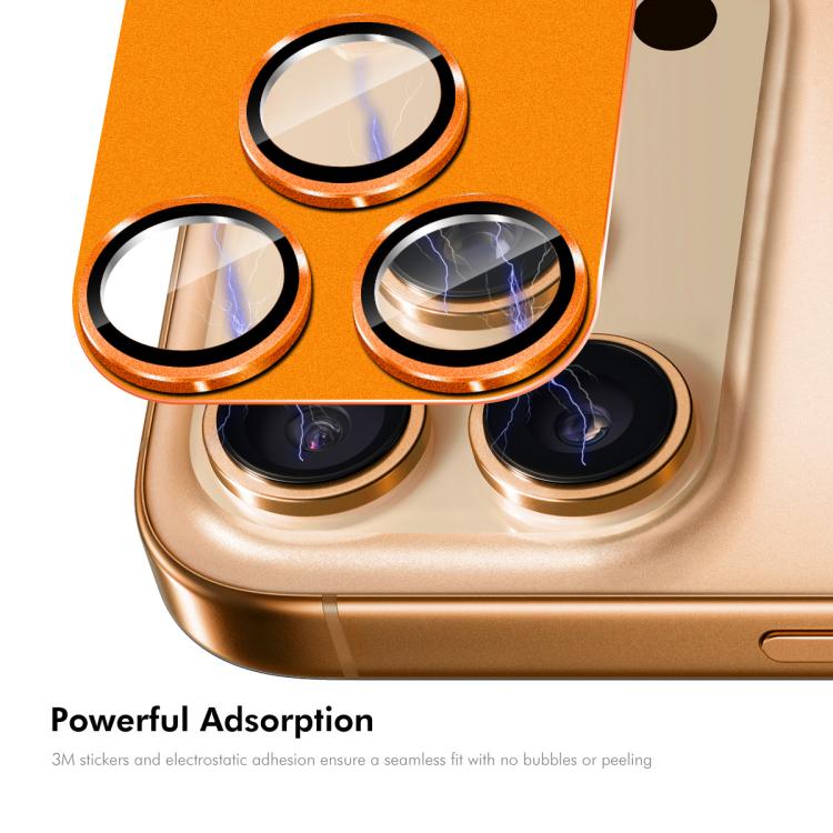 For iPhone 17 Pro Max ENKAY Anti-reflection Camera Lens Frosted Armor Aluminium Alloy Tempered Glass Film
